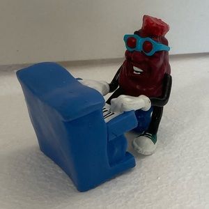 RARE California Raisin 1989 Piano Man Ray “Red” Charles CALRAB Applause